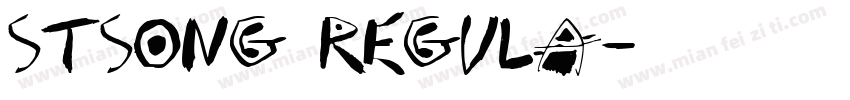 stsong regula字体转换